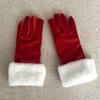 Christmas Party Etiquette Performance Gloves Womens Velvet Winter Warm Short Gloves Cycling Driving Running Outdoor Activities