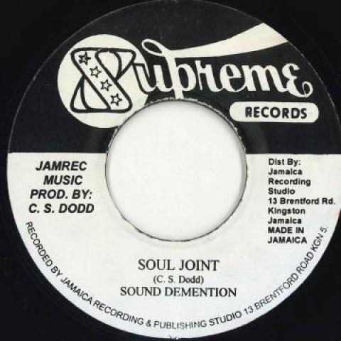 

7inch Record SOUND DIMENSION / WINSATON, JERRY - Soul Joint (Original Stamper) / All CS42091 Studio One 1970 Jamaica Reggae, Ska & Dub Used