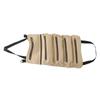 Car Back Seat Tool Storage Bag Canvas Garden Foldable Roll Up Tools Pouch Bag for Pliers Wrench