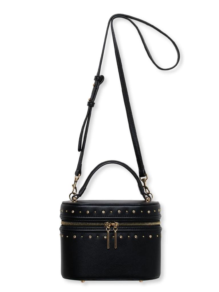 Selford Lutin Bijou Stud Vanity Bag CWGB254527 Black Women's