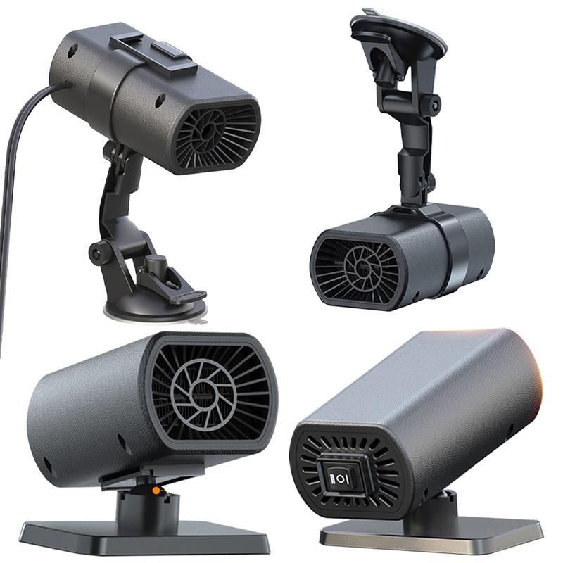 24V/12V Car Defogger Fan 200W 150W Adjustable Window Windshield Defrosting Defogging Demister Car Heater Anti-Fog Heater