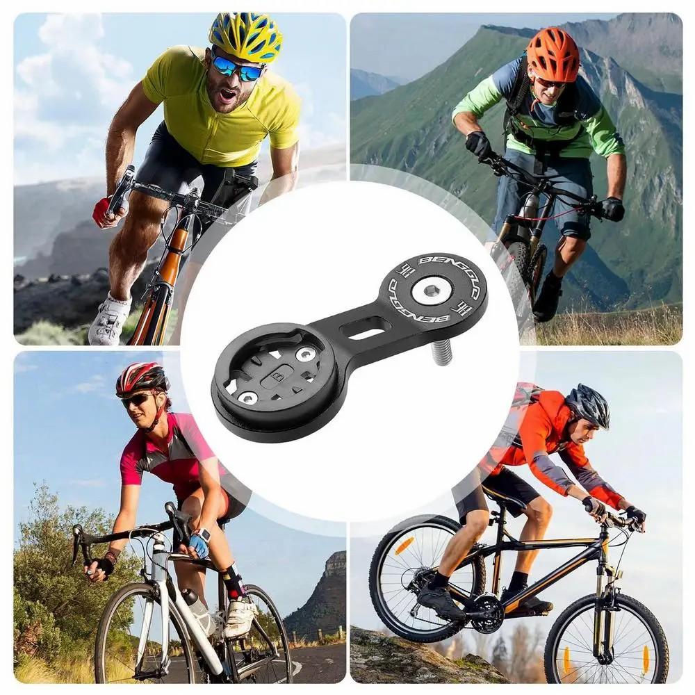 BENGGUO BG-2118 Aluminum Alloy Bike Computer Mount Stand Bracket (Without Silicone Phone Holder)