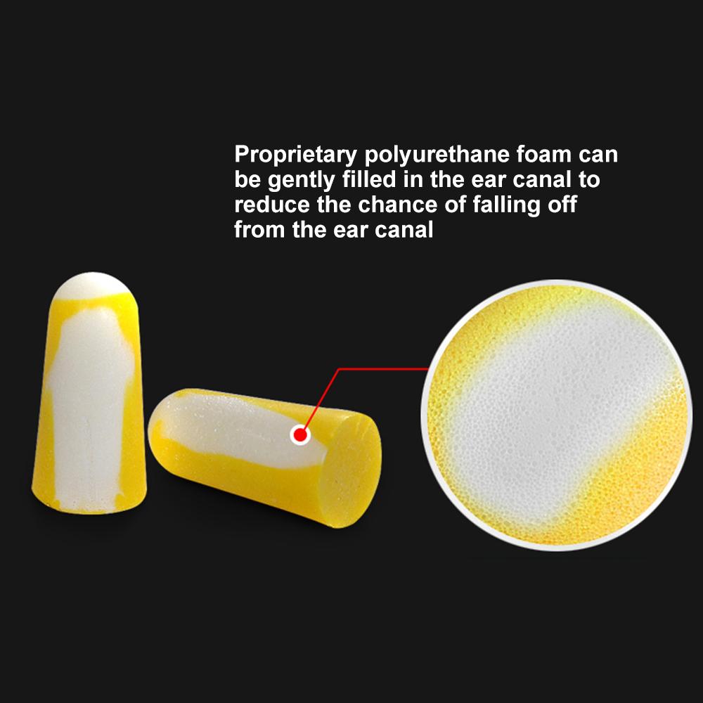 Tcare 10Pair Ultra Soft Foam Earplugs Reusable 29Db SNR For Sleeping Snoring Work Travel Shooting Loud Events