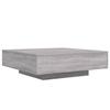 VidaXL Table basse sonoma gris 100x100x31 cm bois d'ingénierie 836600