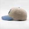 Wieoldeuwoldeu Circle Tower Pigment Color Block Ball Cap