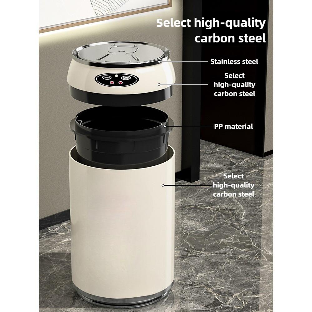 10L Household Large Capacity Storage Bucket Living Room Creative Electric Automatic Paper Basket Smart Induction Rubbish Bin