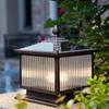 Solar Waterproof Outdoor Garden Post Light for Villa Entrances, Yards, and Fence Walls