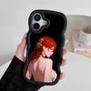 HSR Himeko Coque de téléphone portable en TPU à bord ondulé pour iPhone 17 16 15 14 13 12 11 Air Pro Max Plus Coque colorée