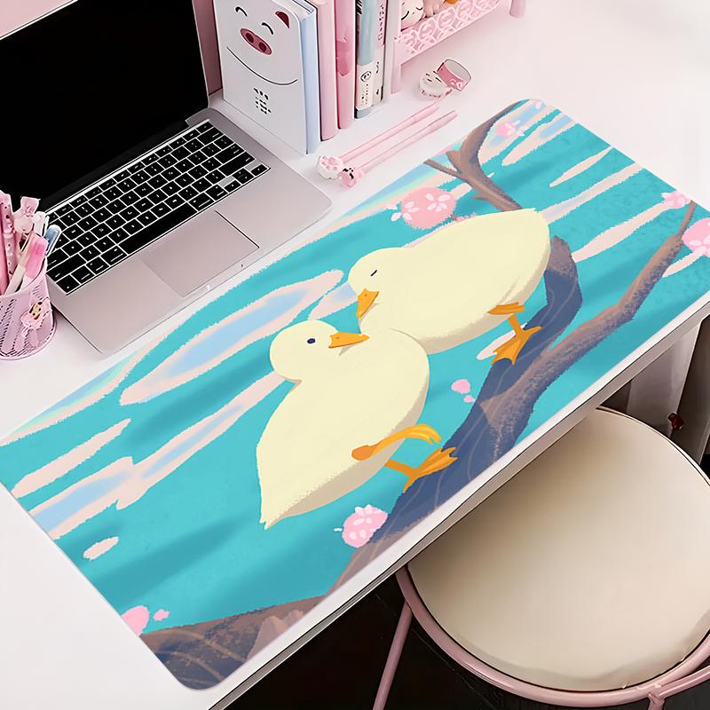 Xxl Gaming Accessories Cartoon Gamer Keyboard Rubber Desk Mat Duck Nonslip Laptop Notebook Office Mousepad Mouse Mats