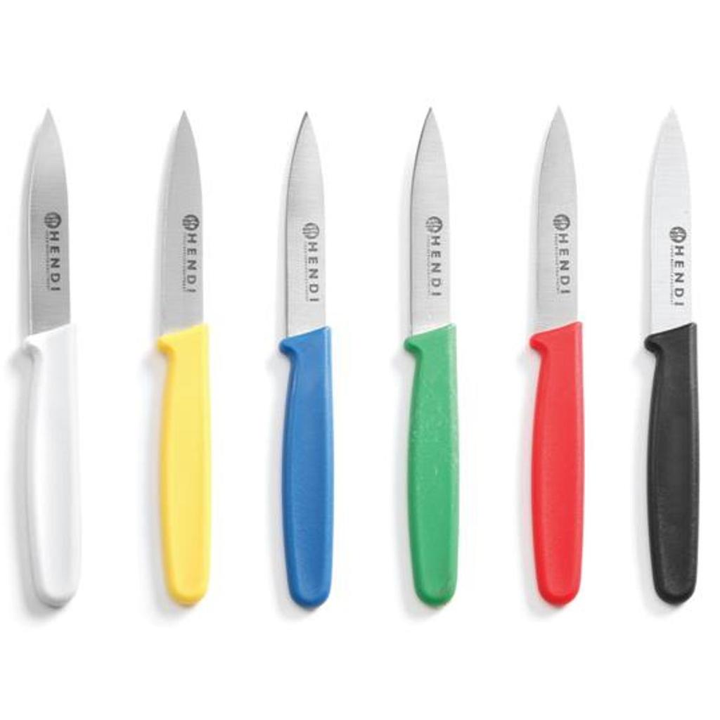 HACCP peeling knives 6 pieces 75mm Hendi 842003