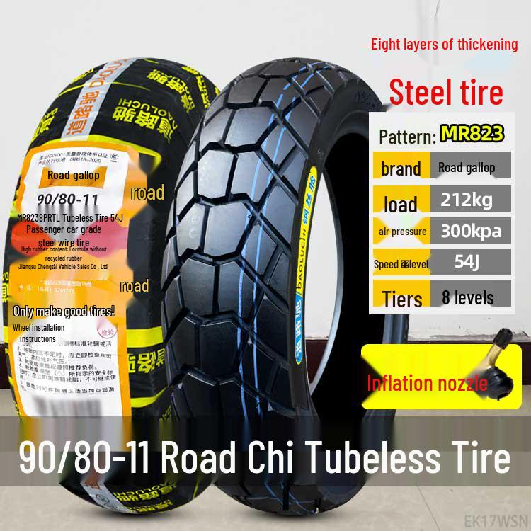 Zhengxin Electric Vehicle & Motorcycle Tire 90/80-11, 110/70-100 Vacuum Tire for Road Riding