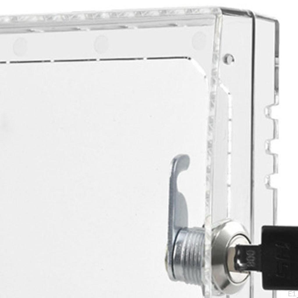 Thermostat Lock Box Conditioner Easy Installation On Wall Clear with Keys Lockbox Cover