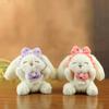 Plush Bunny Keychain With Pp Cotton Filling For Bag Decor And Gifts