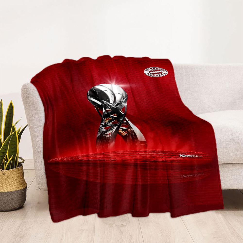 Bayern Munich Blanket Comfortable Suitable for Couch Livingroom Office for All Seasons Modern Suitable for Gifting Relatives and Friends