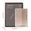 Multi-functional Genuine Leather Flat Bag, Business Document Holder, A4 Folder