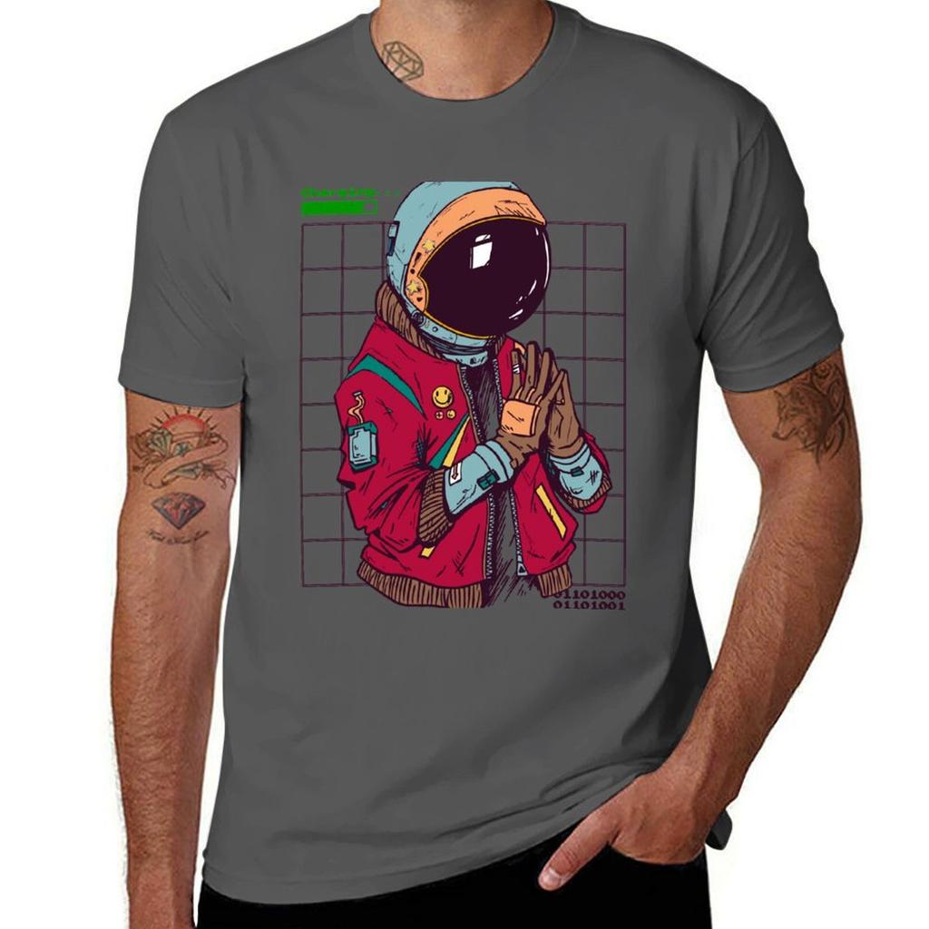 Spaceunisex Vaporwave Urban Cool Style Tshirt Simple Casual Short Sleeve Tee