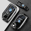 OLLQ9 Zinc Alloy + Leather Car Key Case For BMW R1200GS R1250GS R1200RT K1600 GTGTL F850GS F750GS C400GT F900R F900XR R1200RS K1600GT