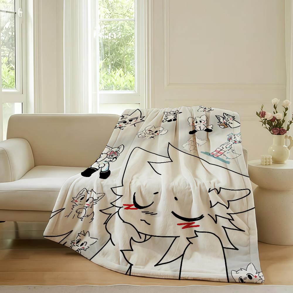 Boykisser Cat Meme Blanket Warm Soft Suitable For Bedroom Sofa Bed Living Room Office Travel Camping Gifts