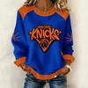 Autumn Fashionable Comfortable Casual Versatile Loose Women's Multi Color Printed Round Neck Long Sleeved T-Shirts
