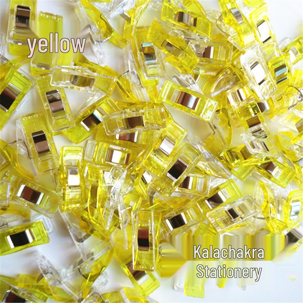 Mini Transparent Sewing Clips with White Strong Edging