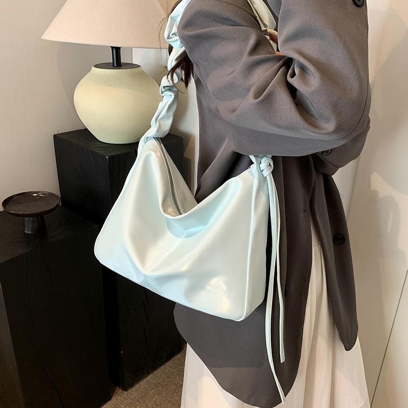 

Premium red bag women s 2024 new trendy shoulder bag large capacity underarm bag summer hand bag синій