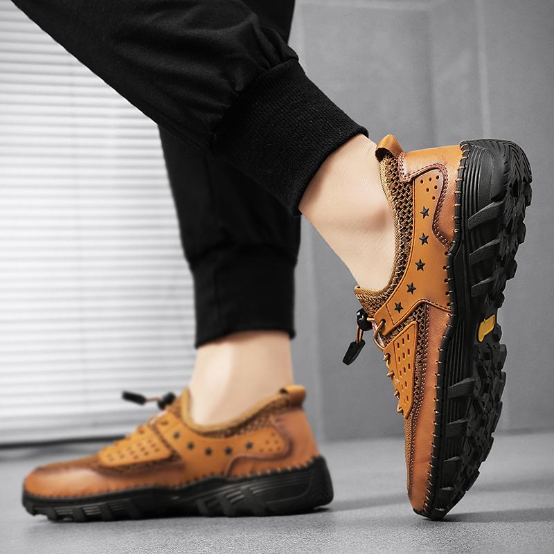 Men's Casual Sneakers Beach Sandals Hole Shoes Outdoor Casual Shoes Summer