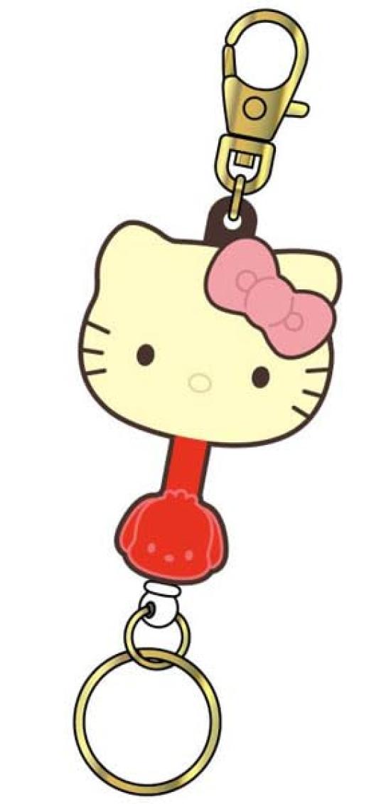 Sanrio Characters Chocolate Rubber Key ReelHello Kitty