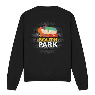 South Park Unisex Adult Lyrics Sweatshirt