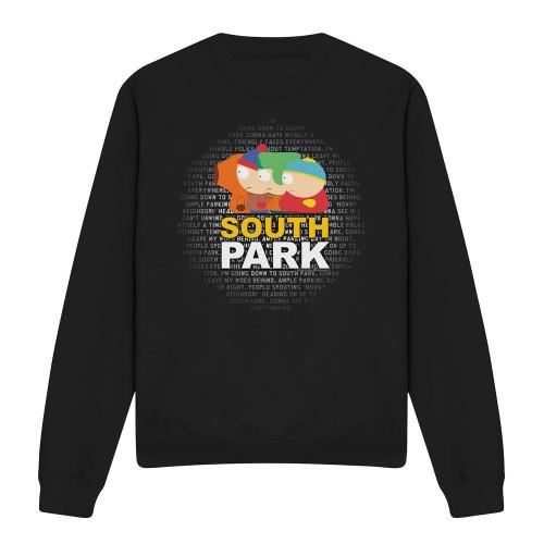 South Park Unisex Adult Lyrics Sweatshirt