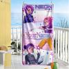 Demon Hunter Girls Personalized Text Beach Towel Super Soft Microfiber Quickdry Fabric Suitable for Sports Travel Swimming Yoga Bathroom Beach And Poo