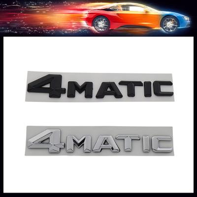 3D Premium 4MATIC 4 MATIC pour voiture Capot Aile coffre Capot arrière Plaque signalétique Autocollant Emblème Badge