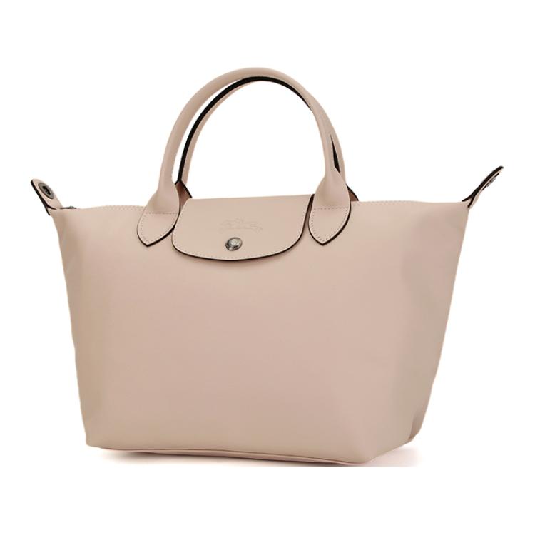 Longchamp Le Pliage Xtra 25 Snap Zipper Closure Large Cowhide Shoulder Crossbody Tote Bag Small Women Handbags Nude L1512987542