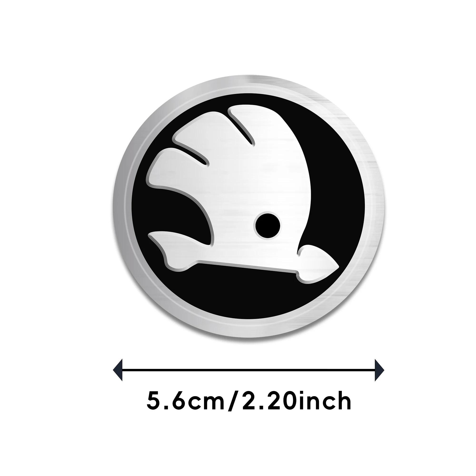

Car Sticker 2025 New 4pcs 3D 56mm 65mm Car Emblem Wheel Hub Center Cap Badge Covers Sticker Accessories For Skoda Octavia Kodiaq Skoda sticker