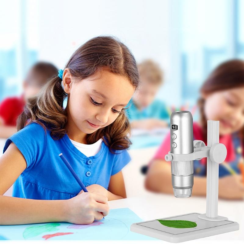 LCD 2MP Digital USB Microscope 1000x Wifi Mobile Phone Microscope Support Ios An-droid Pc Video Microscope