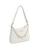 Guess Tana Top Zip Shoulder White Bag, Women's,