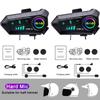 Kebidumei YP10 2X Wireless Bluetooth5.3 Motorcycle Helmet Intercom Headset Waterproof 300 M Intercomunicador Speaker Earphone