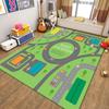 Floor Mat Road Traffic Route Mat Non-slip Toddler Crawling Road Carpet  Decorative Carpet