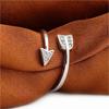 2 Pieces Women Open Ring Fashion Adjustable Knuckle Opening Hand Jewelry Party Elegant Exquisite Dressing Gift