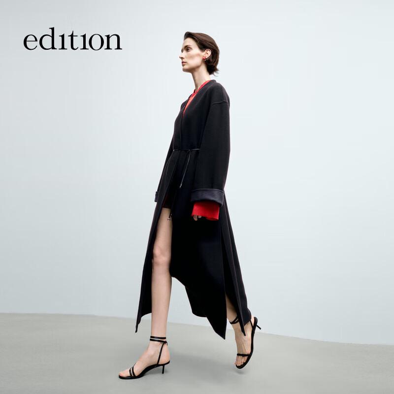 

Издание 2025 Весна Новое Пальто Двустороннее из Шерстяной Смеси в Китайском Стиле M