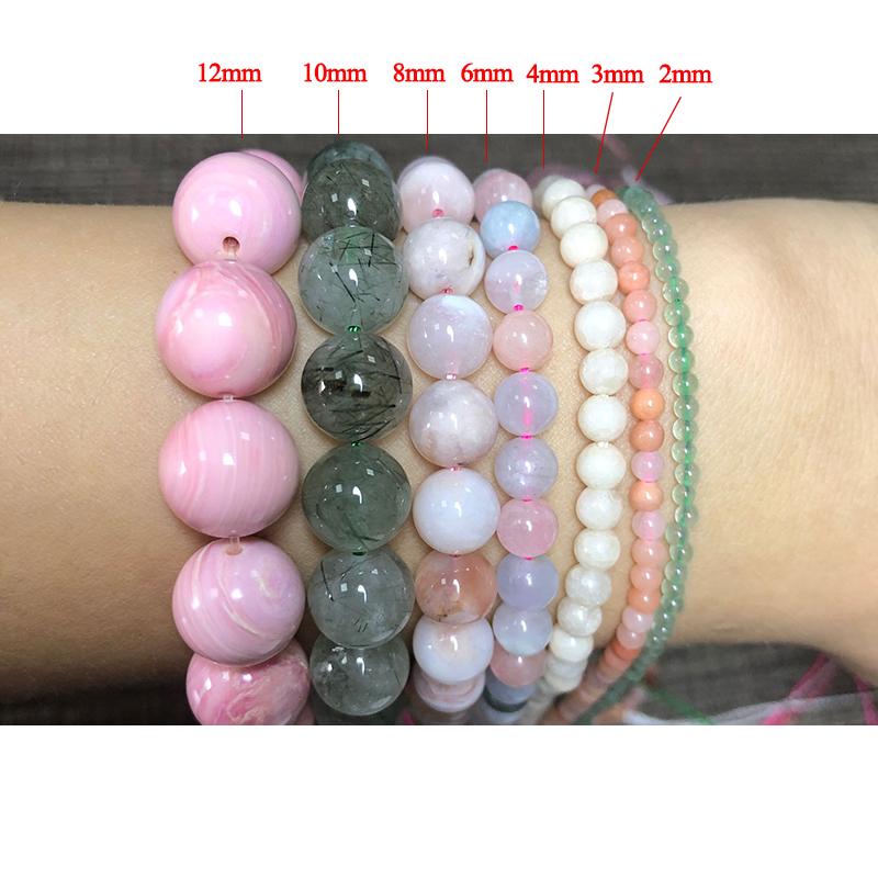 1 pramen/sáček 4/6/8/10 mm AA imitace perel Vícebarevné kulaté skleněné volné vymezovací korálky pro potřeby na výrobu šperků Náramky DIY Charms 15''