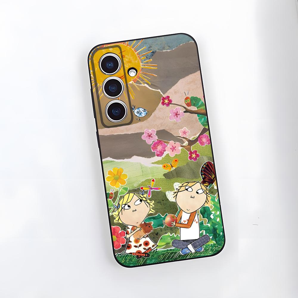 Charlie And Lola Anime Phone Case For Samsung S26 S25 Plus S20 S20 Plus S22 Ultra S23 FE S21 Plus S21 Ultra Soft Cover