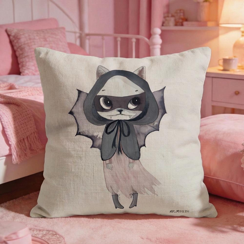 

MMrs Mighetto Print Cushion Cover Premium Comfort Reversible Pillow Cove Two In One Design For Any Room Car Interior 30X30cm