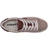 COACH Lowline Fabric Low top Stylish Skateboarding Shoes Women's Brown G5037-STN