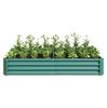 Raised Bed Metal Planter, Robust Sheet Steel, Rust Protection, Long Durability, Kit without Bottom, Ideal for Vegetables, Herbs & Flowers, Anthracite