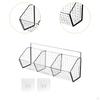 Fruit Basket Metal Wire Wall Mount Multifunctional Iron Grid Storage Baskets Hanging