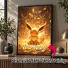 Personalized Eevee Diamond Art Custom Name 5D Diamond Painting Full Drill DIY Craft