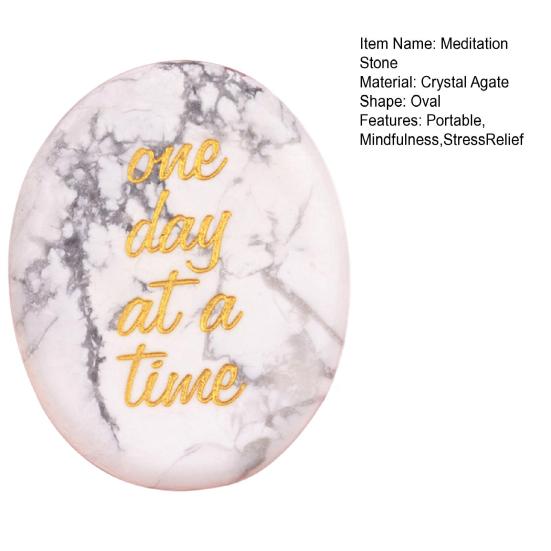 Natural Crystal Palm Stone for Meditation Relaxation Pocket Size Soothing Therapy Stone Personalized Gift for Any Occasion