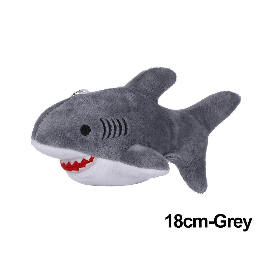 Marine Dyr Barn Gave Tegneserie Plysj Shark Doll Nøkkelring Utstoppet Hold Pute Ocean Fish Toy