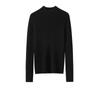 Women's Thick Warm 100% Pure Cashmere Short Slim Fit Half Turtleneck Sweater - Perfect Layering Piece
