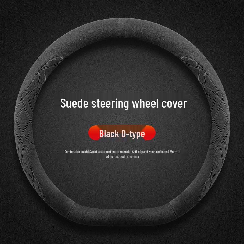 Zeekr 9X Plush Steering Wheel Cover 2025 - Winter Ultra-thin, Non-slip, Sweat-absorbing Car Interior Accessory